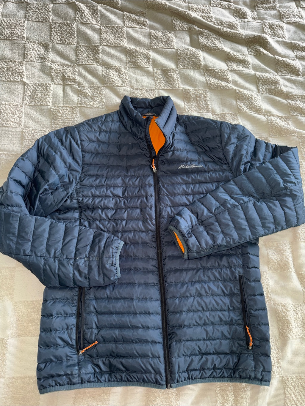 Eddie Bauer Microlight Down Jacket Ev700 Large Tall